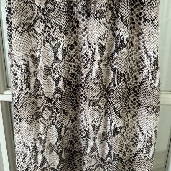 Animal Print Midi Sundress Women's Medium Dress - Picture 3 of 11